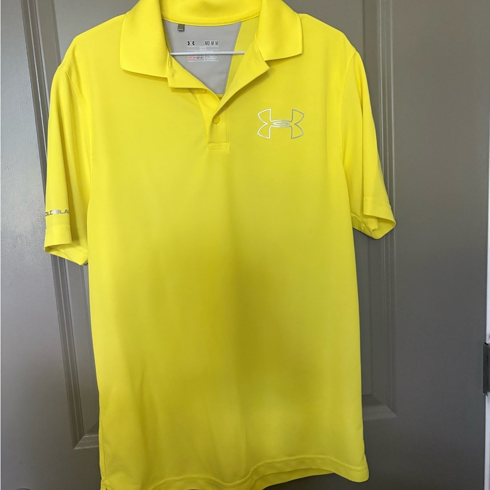 Under Armour Men's Bright Yellow Polo